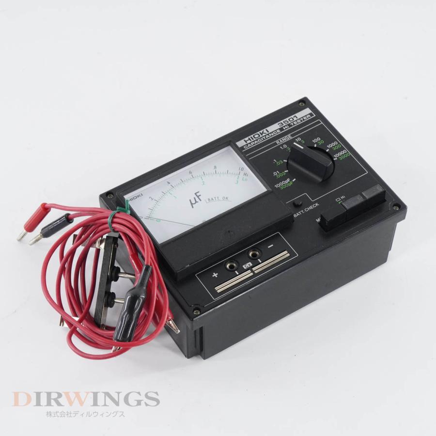 [DW]USED 8日保証 HIOKI 3501 CAPACITANCE Hi TESTER キャパシタンスハイテスター [04621 ...