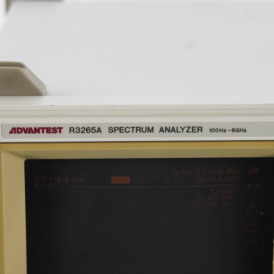 [DW]USED 8日保証 ADVANTEST R3265A SPECTRUM ANALYZER スペクトラムアナライザー 100Hz ...