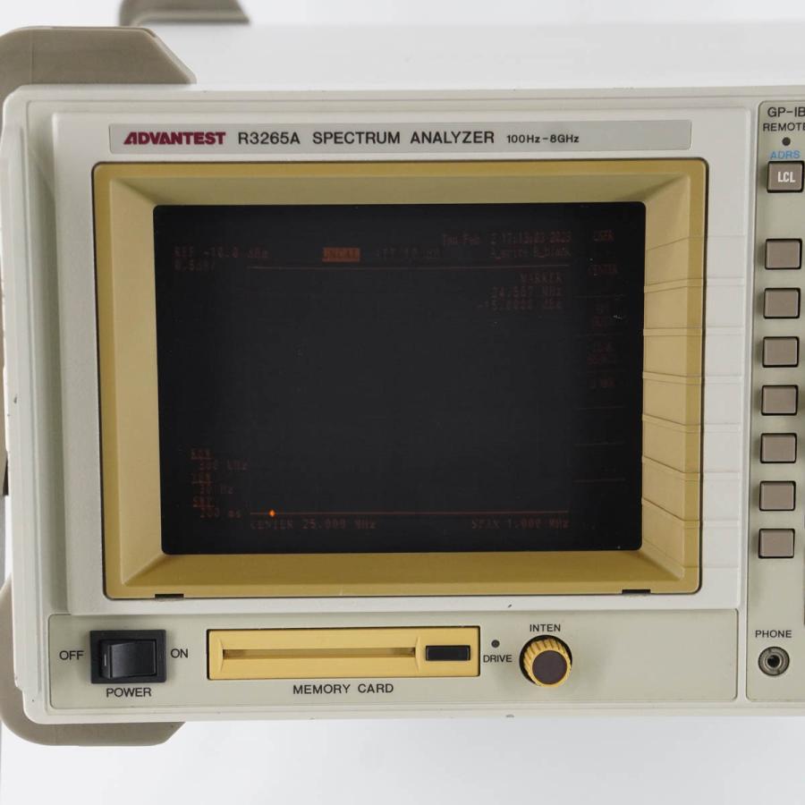 [DW]USED 8日保証 ADVANTEST R3265A SPECTRUM ANALYZER スペクトラムアナライザー 100Hz ...
