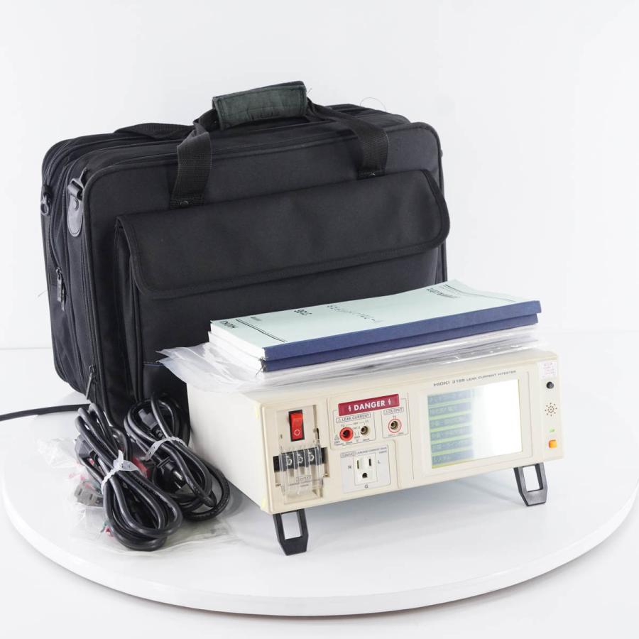 [DW]USED 8日保証 03/2021CAL HIOKI 3156 LEAK CURRENT HiTESTER リークカレントハイテスター