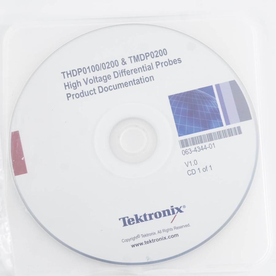 現状販売 Tektronix THDP0200 High Voltage Differential Probe 200MHz ソフトウェア [04676-0177] 【決め】
