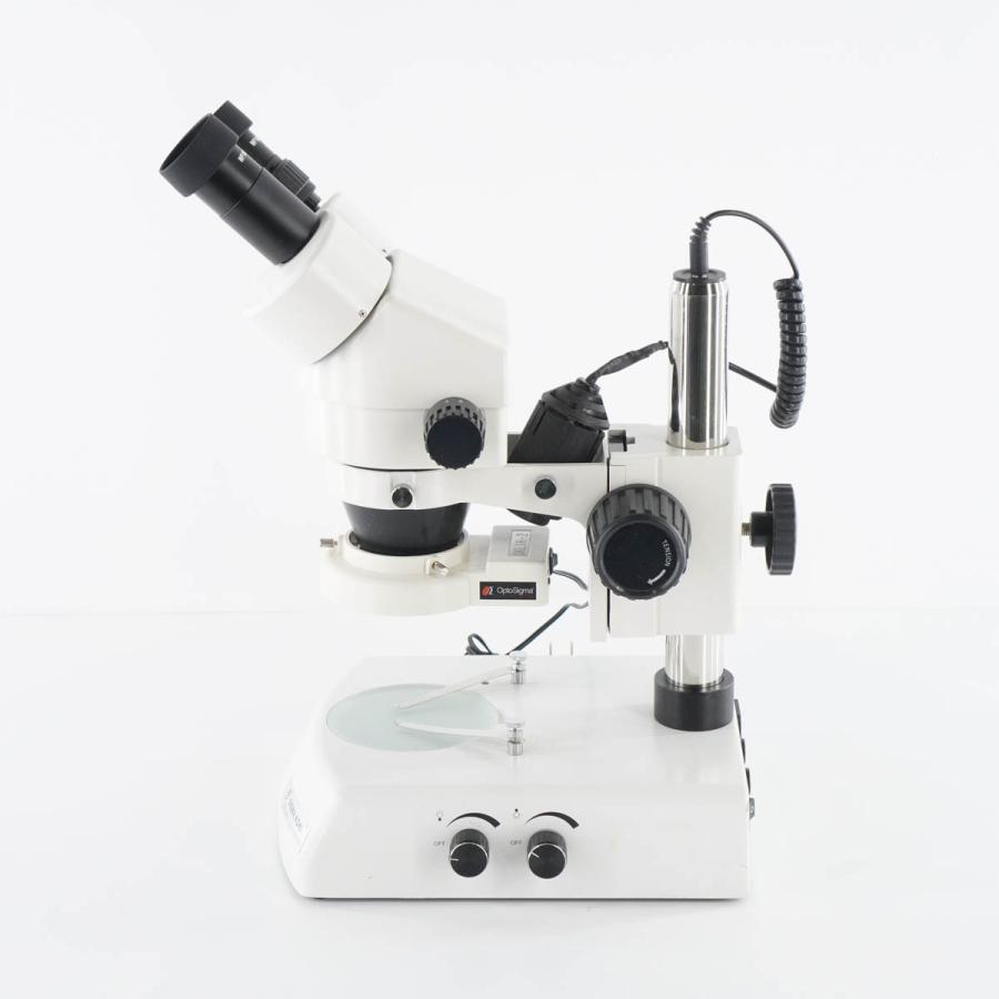 [DW]USED 8日保証 SIGMA KOKI ZMM-45B2 Microscope ズーム式実体顕微鏡 WF10×/20 ACアダプター ...