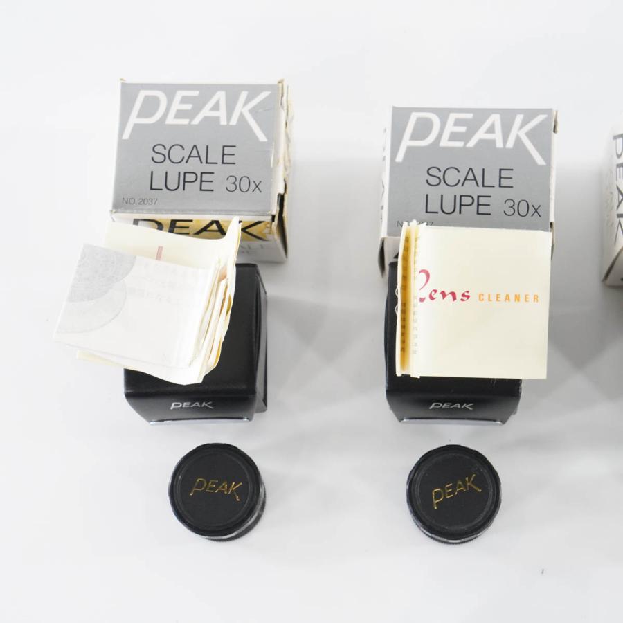 8日保証 セット PEAK 2037 1964 SCALE LUPE 30× 22× 30倍 22倍 【最小】 [04684-0032]