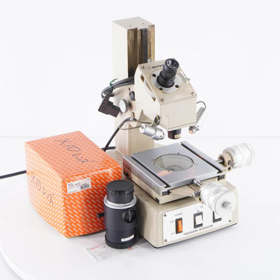 [JB]USED 現状販売 Mitutoyo TM-101 176-901 TOOLMAKERS MICROSCOPE WF15× 172 ...
