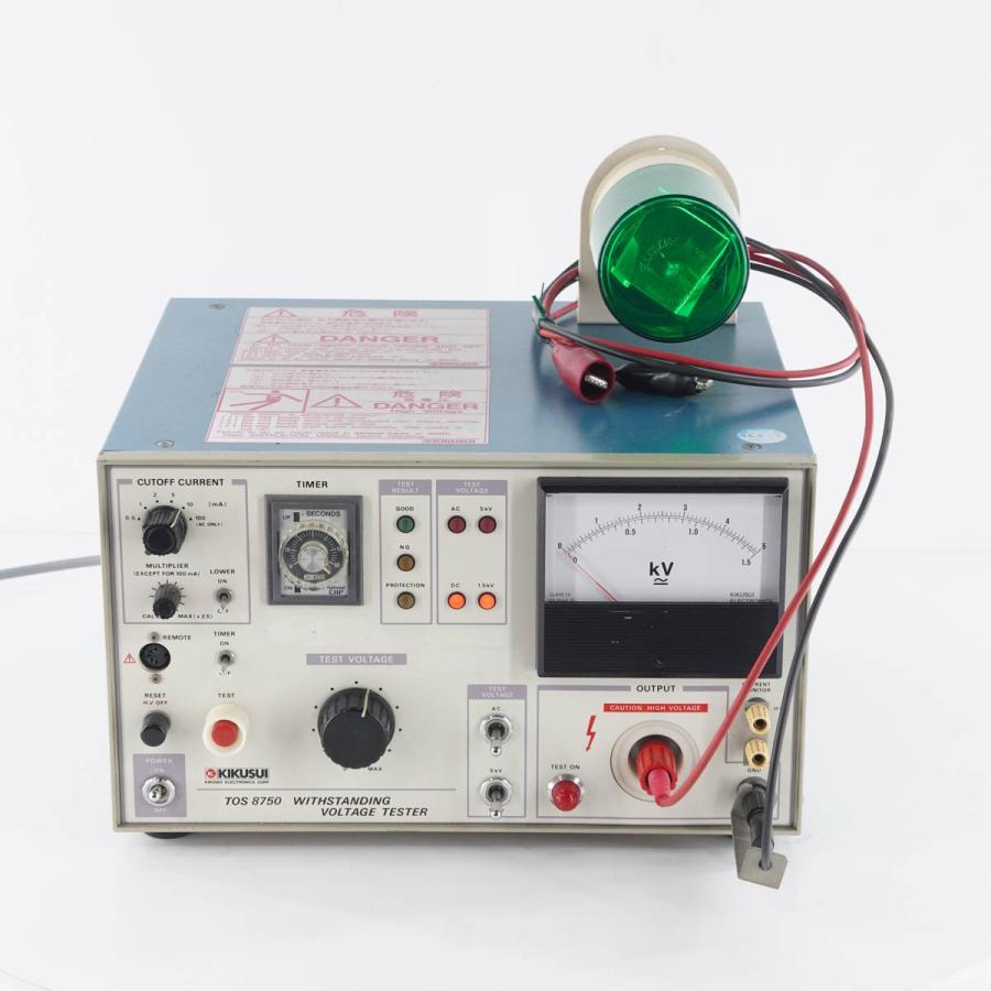 [DW]USED 8日保証 KIKUSUI TOS 8750 TOS8750 WITHSTANDING VOLTAGE TESTER [04705-0010] |  | 02