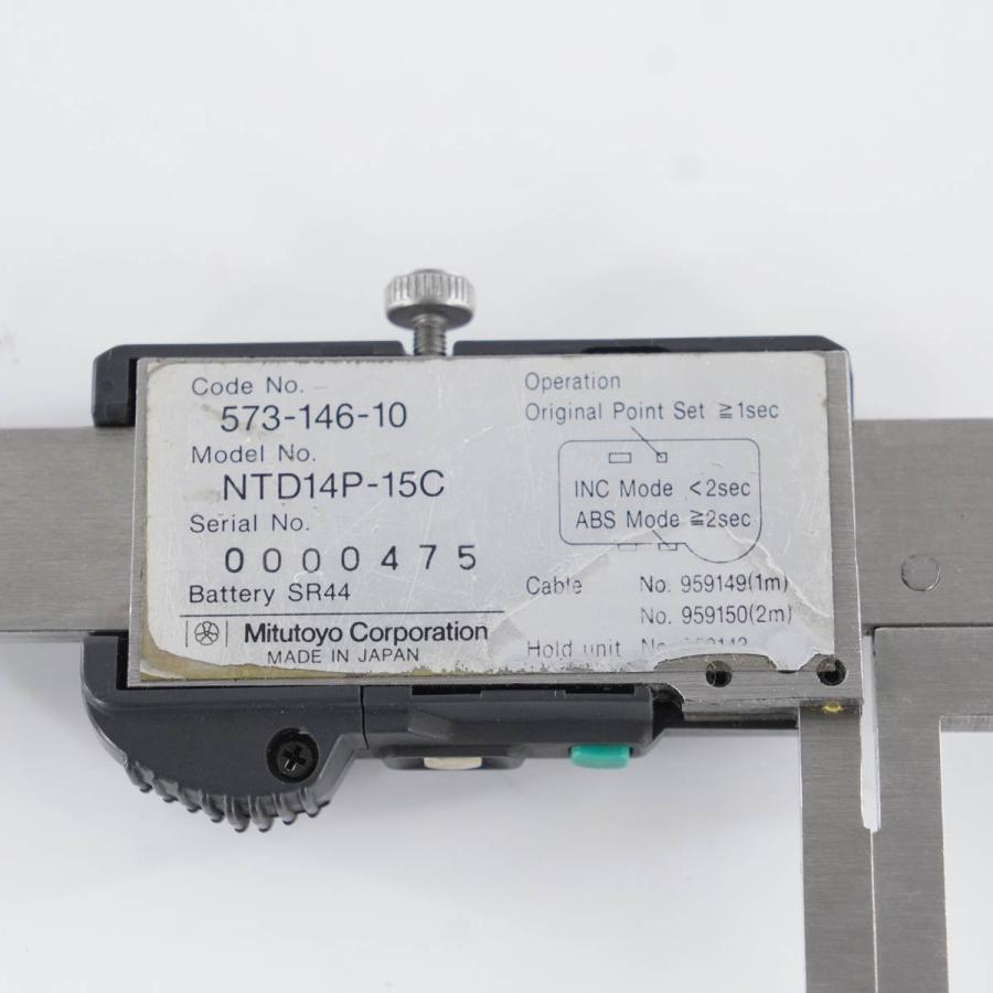 [DW]USED 8日保証 Mitutoyo NTD14P-15C 573-146-10 デジタルインサイドノギス ABSOLUTE ...