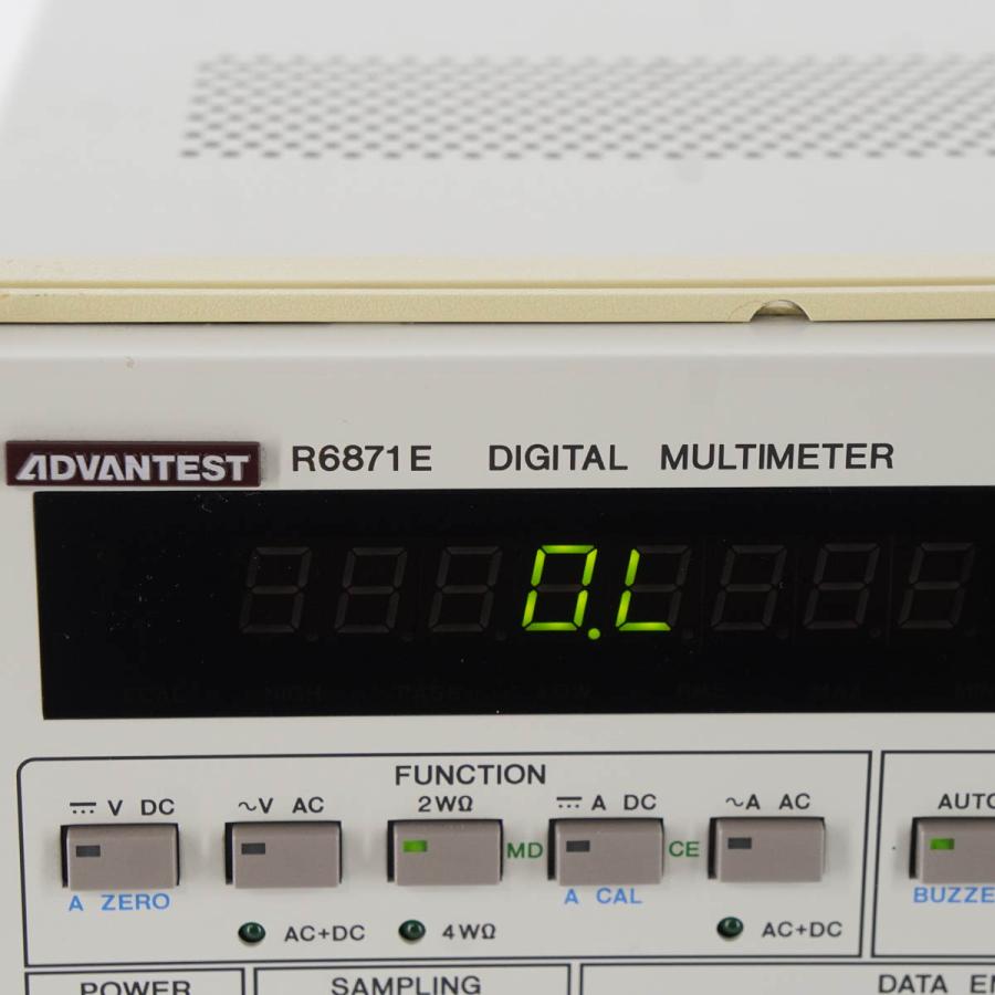 [DW]USED 8日保証 ADVANTEST R6871E DIGITAL MULTIMETER デジタルマルチメーター [04759 ...