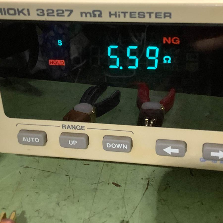 [DW]USED 8日保証 HIOKI 3227 mΩ HiTESTER ミリオームハイテスター 9188 電源コード [04776-0022 ...