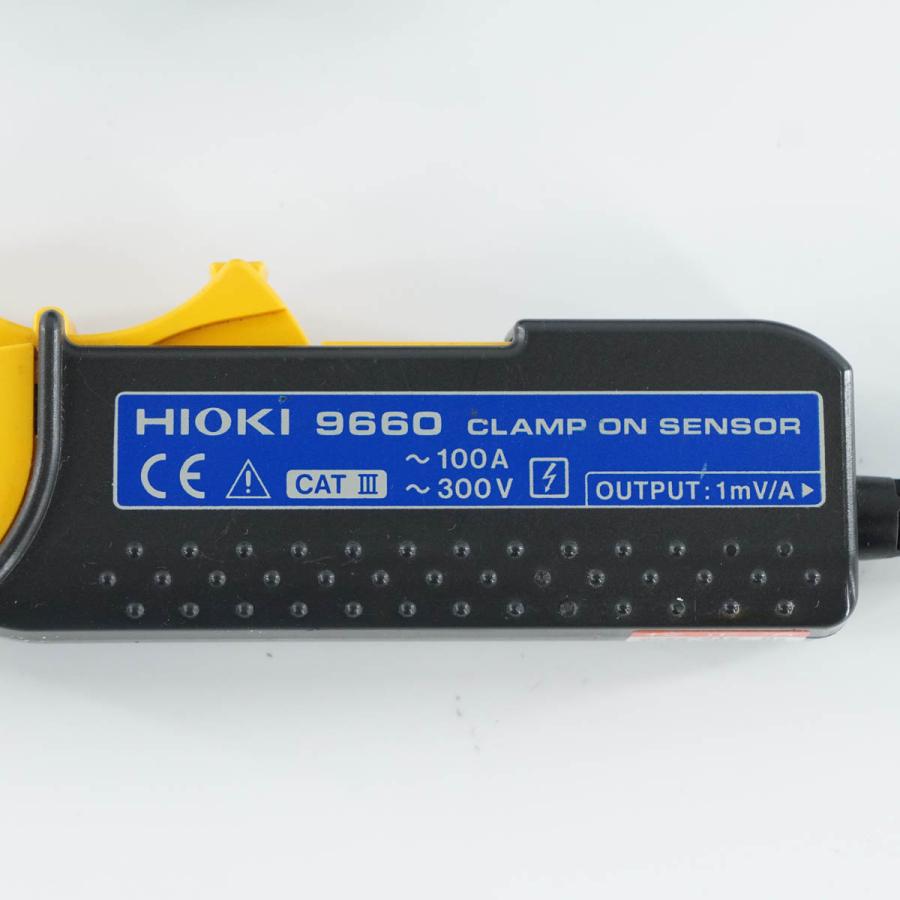 [DW]USED 8日保証 06/2020CAL HIOKI 9660 CLAMP ON SENSOR クランプオンセンサー 取扱説明書 ...