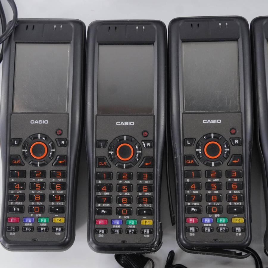 [JB]USED 現状販売 11台セット CASIO DT-X8-10J ハンディターミナル ACアダプター 充電器付 [04881-0077 ...