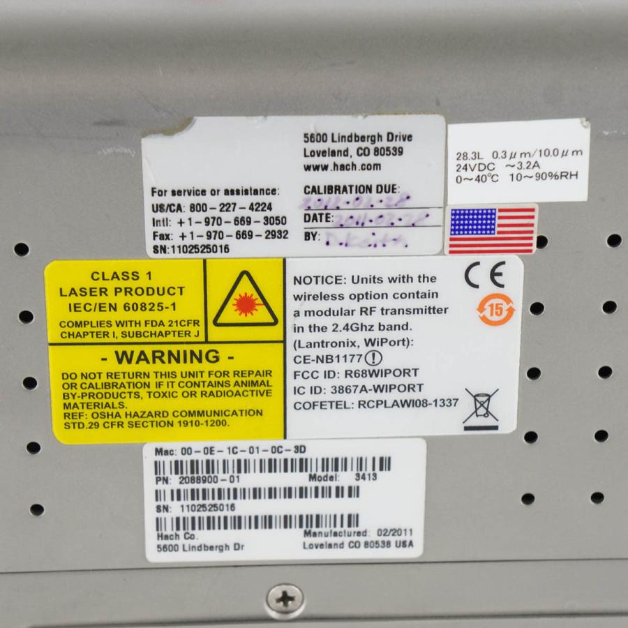[JB]USED 現状販売 HACH MET ONE 3413 3400シリーズ Particle Counter パーティクルカウンター ...