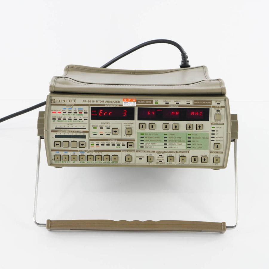 [DW]USED 8日保証 03/2021CAL ANDO AP-9216 MTDM ANALYZER MTDMアナライザー 電源コード 取扱 ...