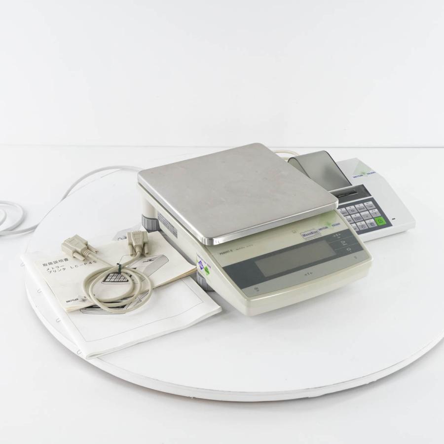 [JB]USED 現状販売 METTLER TOLEDO PG8001-S 電子天秤 天びん LC-P45 プリンター ひょう量8100g ...