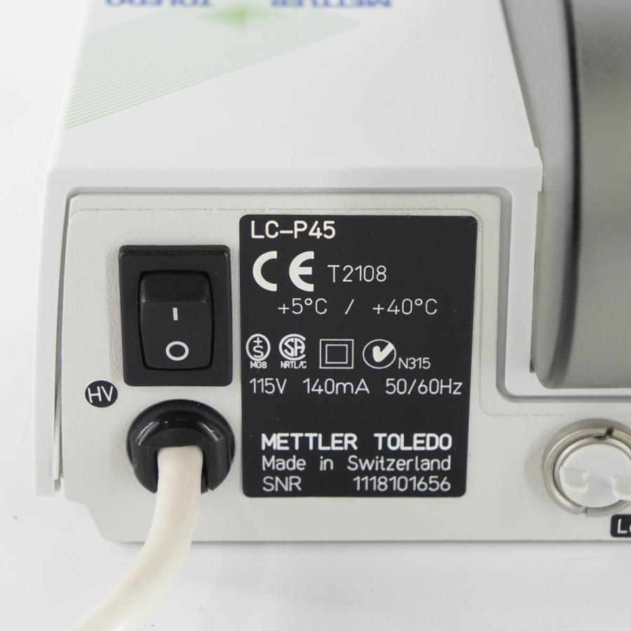 [JB]USED 現状販売 METTLER TOLEDO PG8001-S 電子天秤 天びん LC-P45 プリンター ひょう量8100g ...