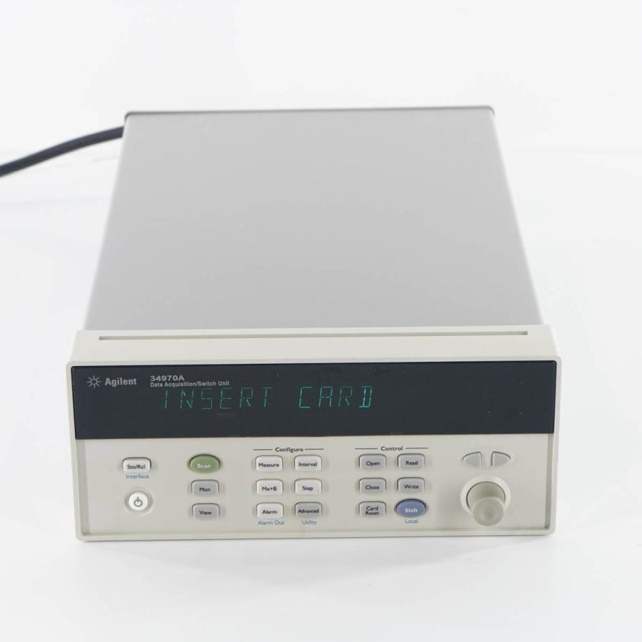 8日保証 Agilent 34970A Data Acquisition/Switch Unit データ収集 スイッチユニット [05036-0003] 【トーグ】