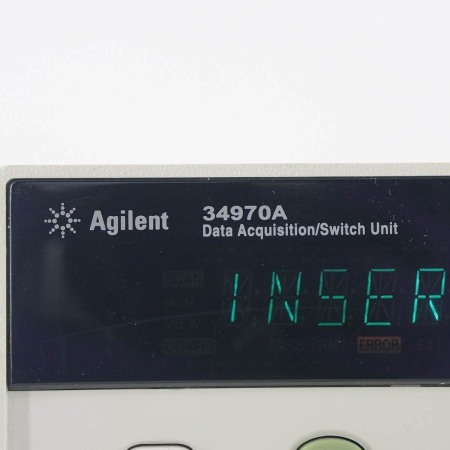 8日保証 Agilent 34970A Data Acquisition/Switch Unit データ収集 スイッチユニット [05036-0003] 【トーグ】