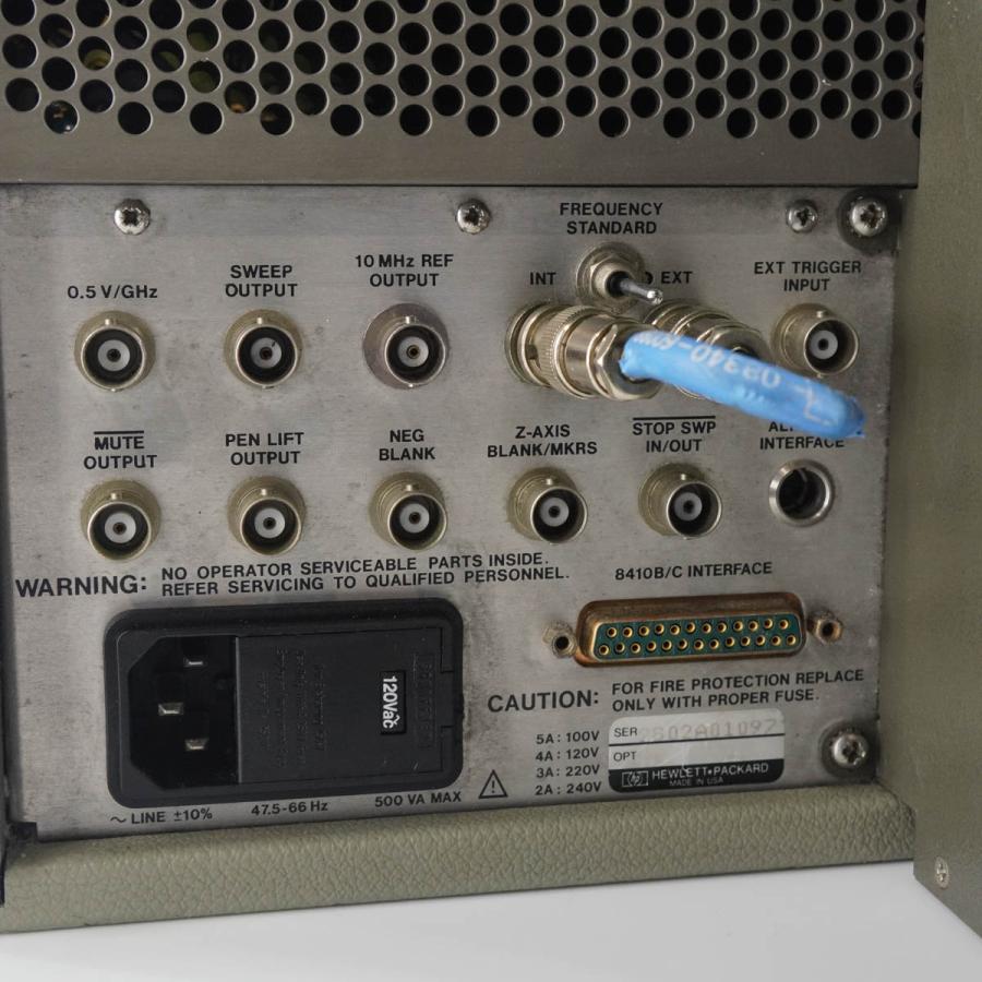 [DW]USED 8日保証 hp 8341B SYNTHESIZED SWEEPER シンセサイズドスイーパー 10MHz-20GHz 電源 ...