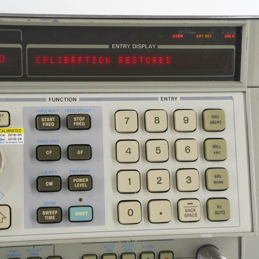 [DW]USED 8日保証 hp 8341B SYNTHESIZED SWEEPER シンセサイズドスイーパー 10MHz-20GHz 電源 ...