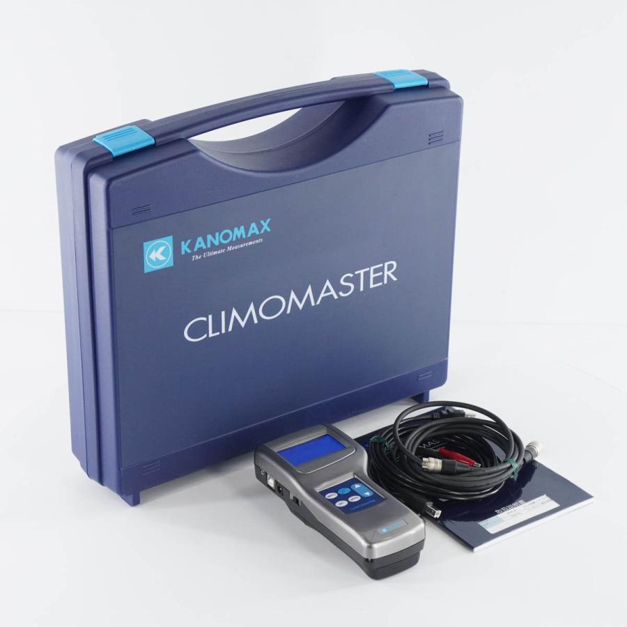 [DW]USED 8日保証 KANOMAX 6501-A0 多機能型風速計 CLIMOMASTER クリモマスター [05067-0173 ...