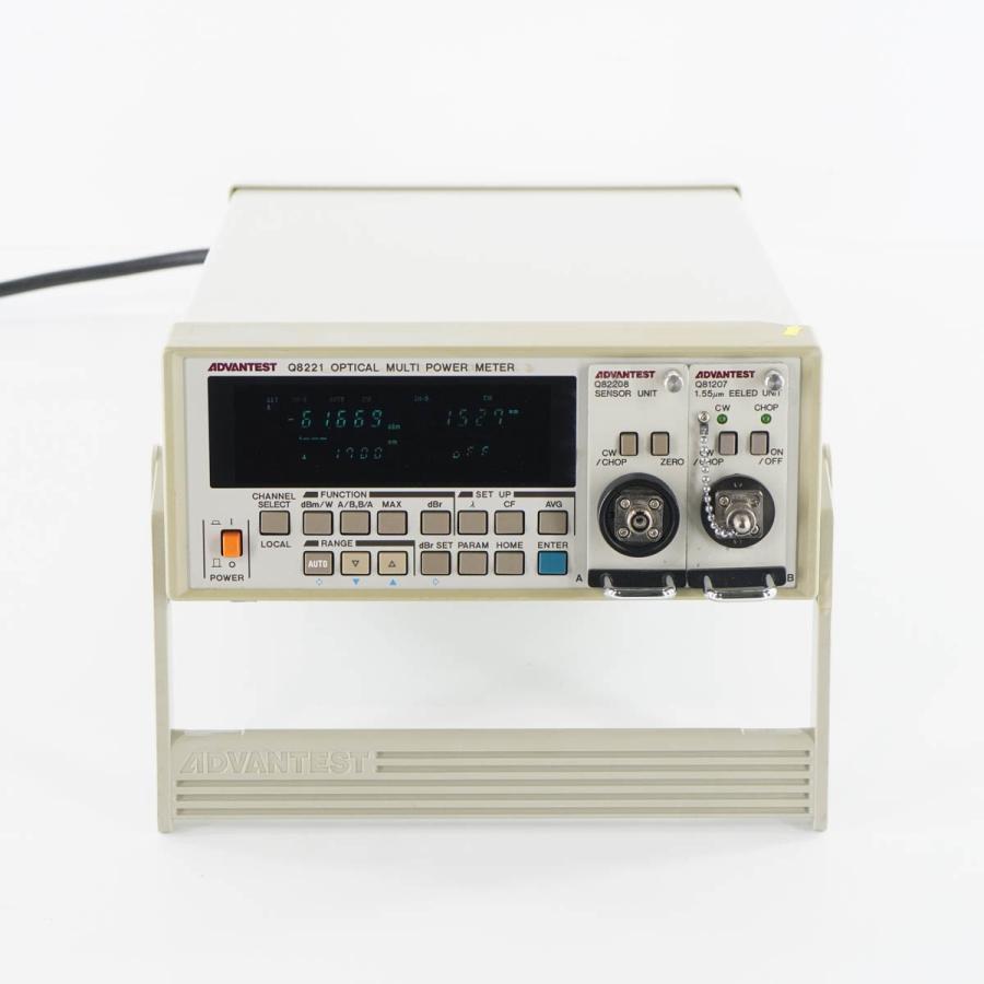 DW]USED 8日保証 ADVANTEST Q8221 OPTICAL MULTI POWER METER 光パワー 