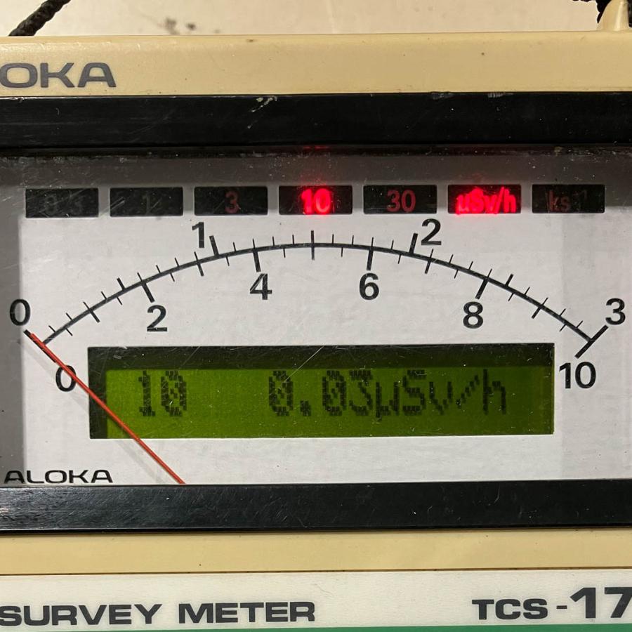 8日保証 5台入荷 ALOKA TCS-172B γ SURVEY METER サーベイメーター 放射線測定器 ND-TCS-171 【スクリーン】 [05150-0083]