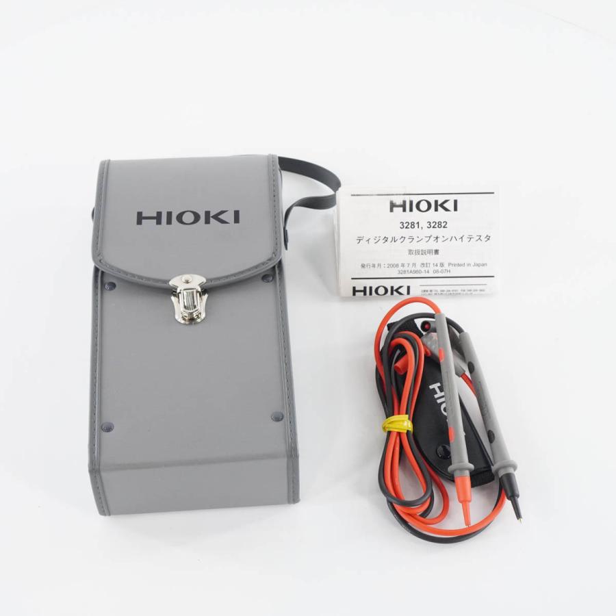 [DW]USED 8日保証 校正2024年1月まで有効 HIOKI 3282 DIGITAL CLAMP ON HiTESTER デジタル ...