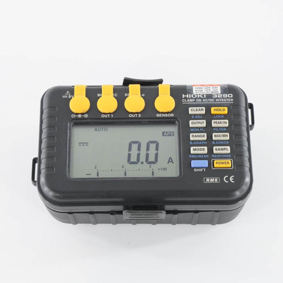 8日保証 5台入荷 校正2023年10月まで有効 HIOKI 3290 CLAMP ON AC/DC HiTESTER クランプオンハイテスター クラン...[05153-0091] 【トビ】