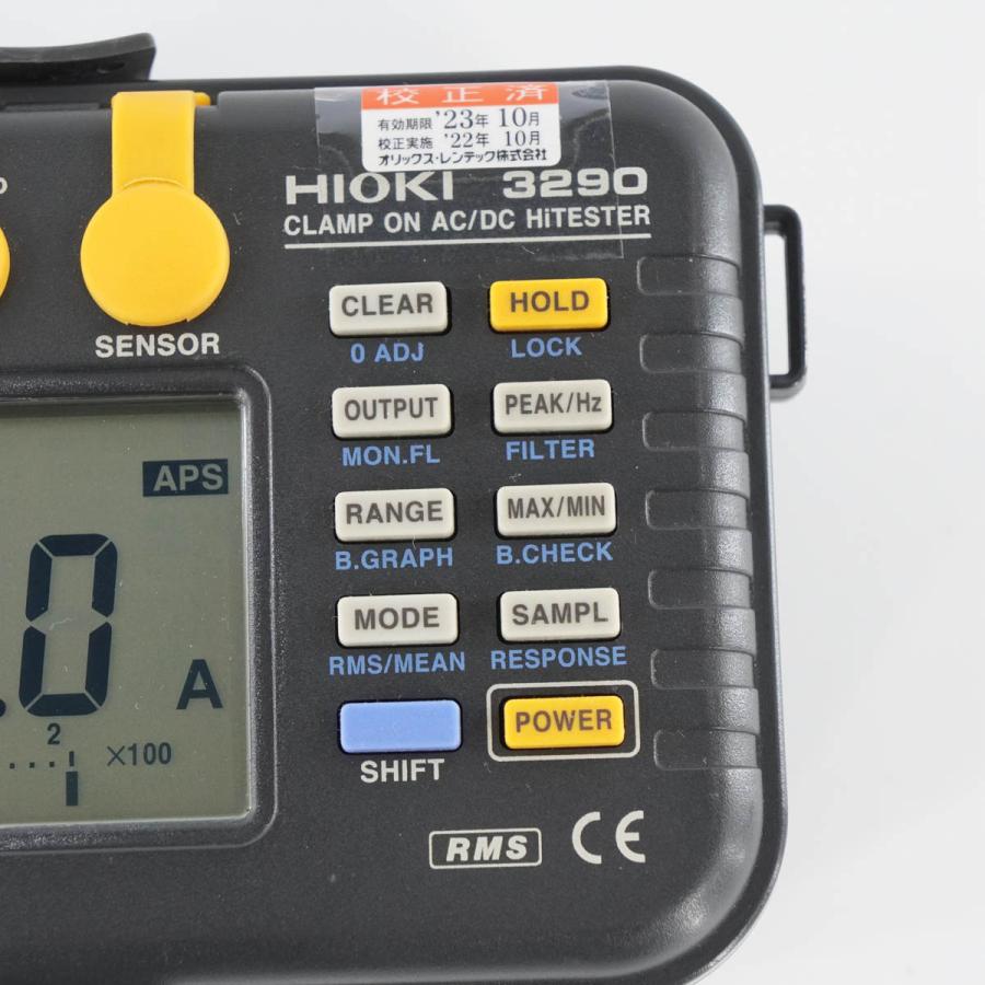 8日保証 5台入荷 校正2023年10月まで有効 HIOKI 3290 CLAMP ON AC/DC HiTESTER クランプオンハイテスター クラン...[05153-0091] 【トビ】