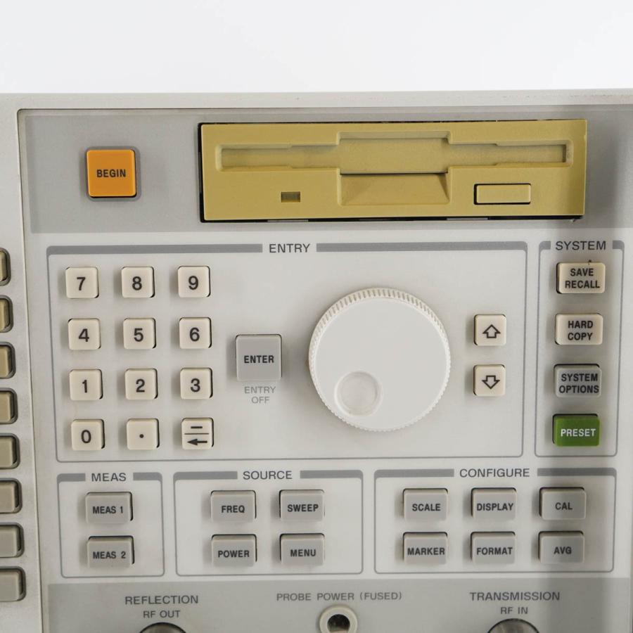 8日保証 Agilent 8714ET RF NETWORK ANALYZER ネットワークアナライザー CFG002 300kHz-3000MHz 【ＫＩＮ】 電源コード 取扱...[05160-0002]