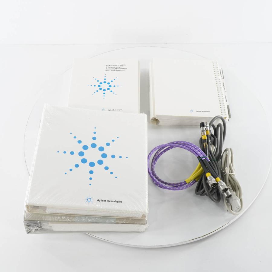 8日保証 Agilent 8714ET RF NETWORK ANALYZER ネットワークアナライザー CFG002 300kHz-3000MHz 【ＫＩＮ】 電源コード 取扱...[05160-0002]