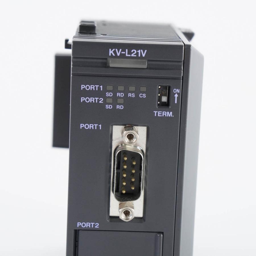 [PG]USED 8日保証 KEYENCE KV-L21V KV-8000シリーズ PLC シリアルコミュニケーションユニット プログラマブルコントローラ...[05175-0013] - 7