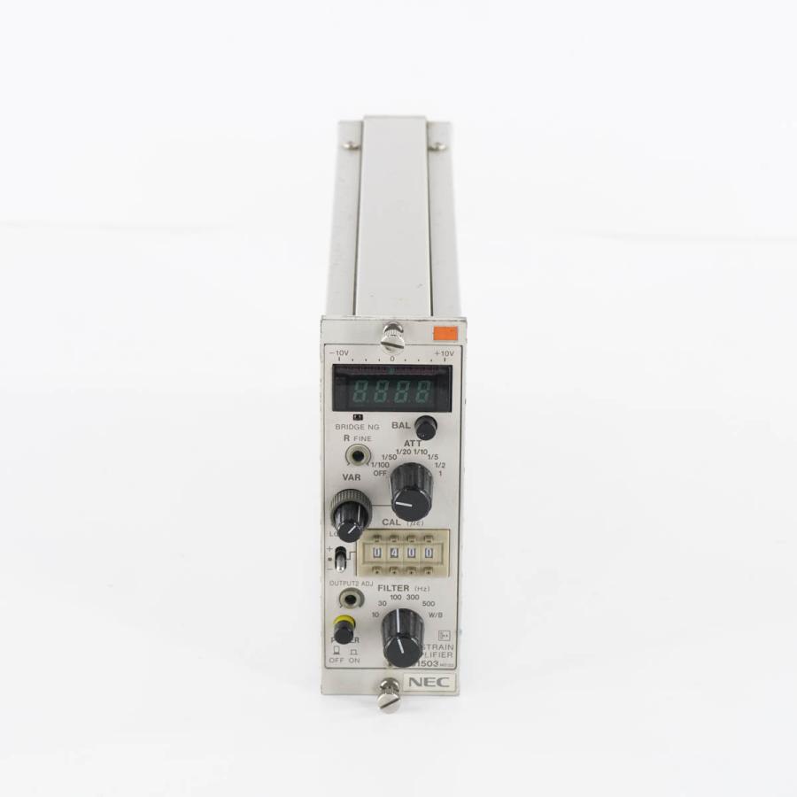 [DW]USED 8日保証 6台入荷 NEC AS1503 STRAIN AMPLIFIER ストレンアンプ 動ひずみ測定器 [05184 ...