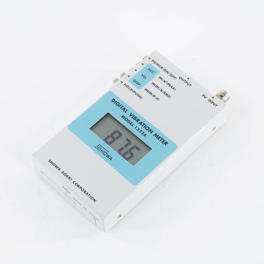 [DW]USED 8日保証 SHOWA SOKKI 1332A デジバイブロ DIGITAL VIBRATION METER ポータブル振動計 ...