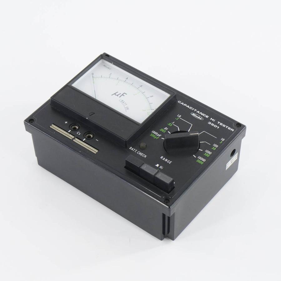 [JB]USED ジャンク HIOKI 3501 CAPACITANCE Hi TESTER キャパシタンスハイテスター 取扱説明書 ...