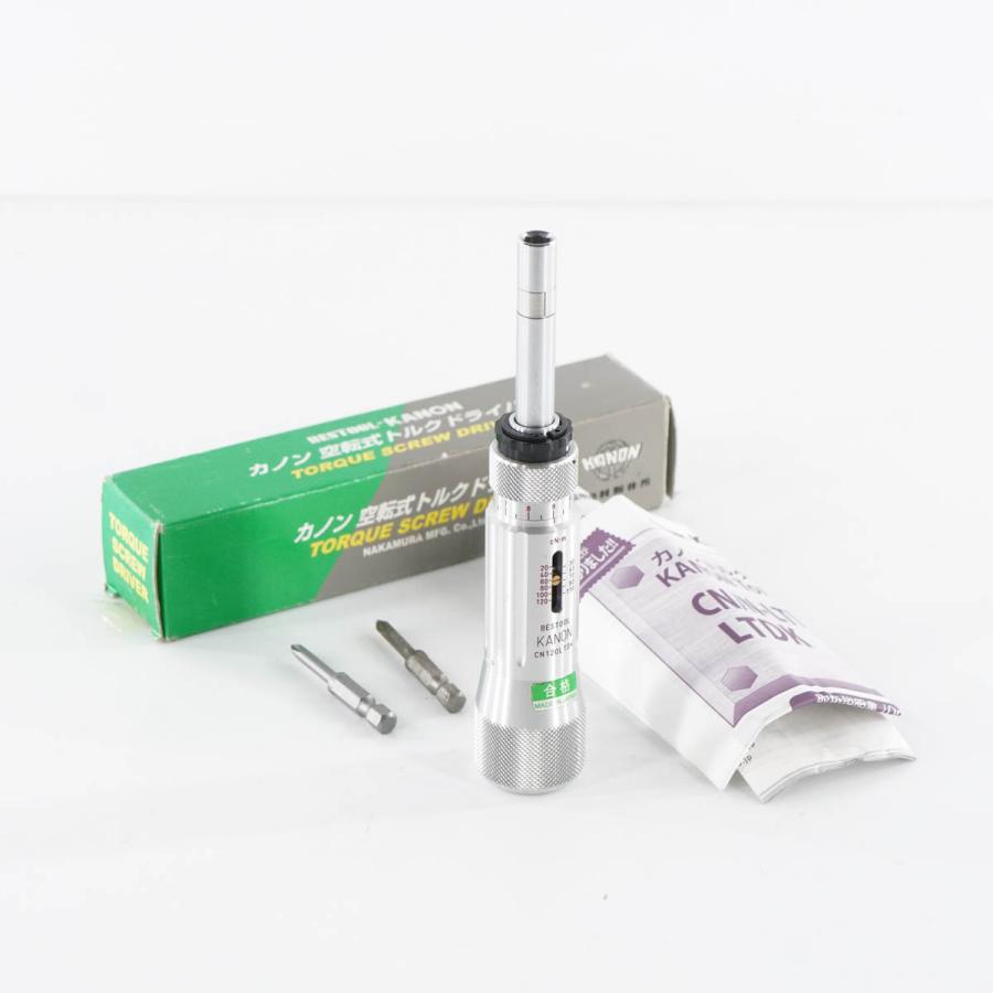 [PG]USED 8日保証 KANON CN120LTDK TORQUE SCREW DRIVER 空転式トルクドライバー 取扱説明書 ...