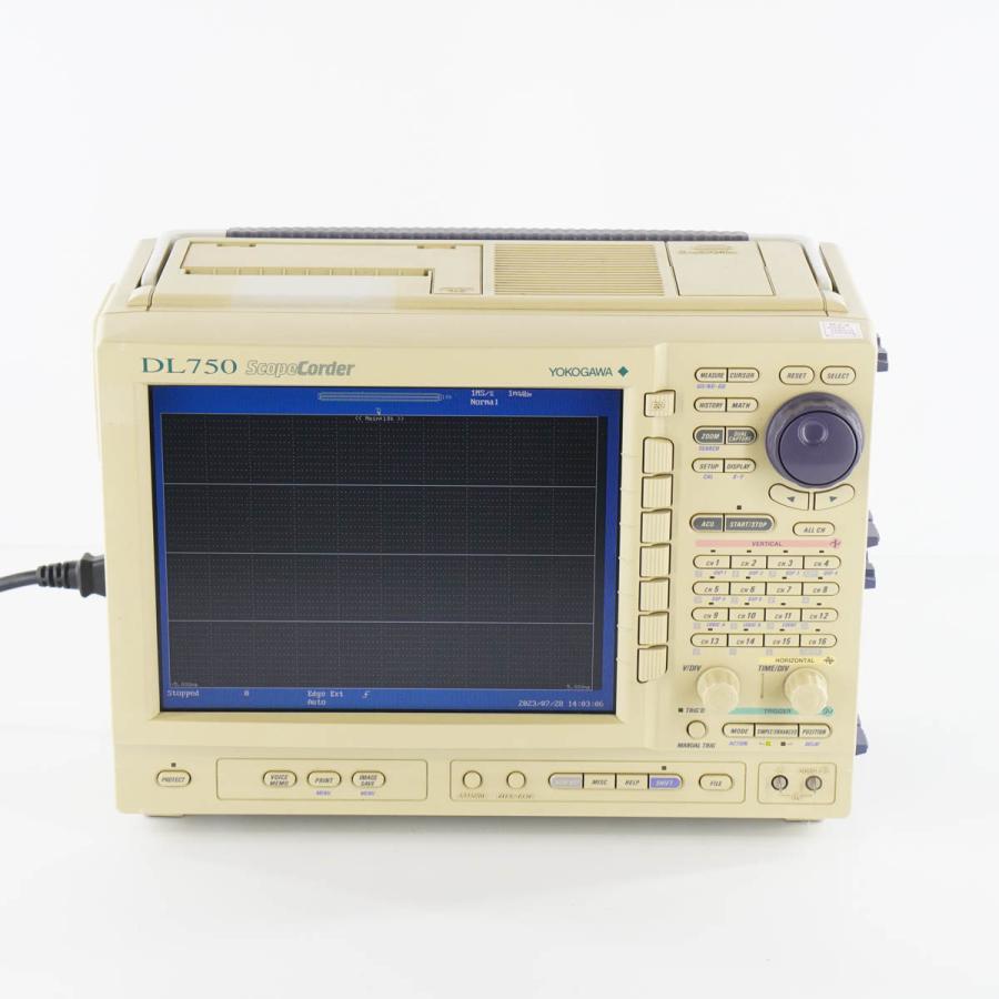 [DW]USED 8日保証 校正2024年3月まで有効 YOKOGAWA DL750 701210-M-J3-HJ/M3/C8/C10 ...