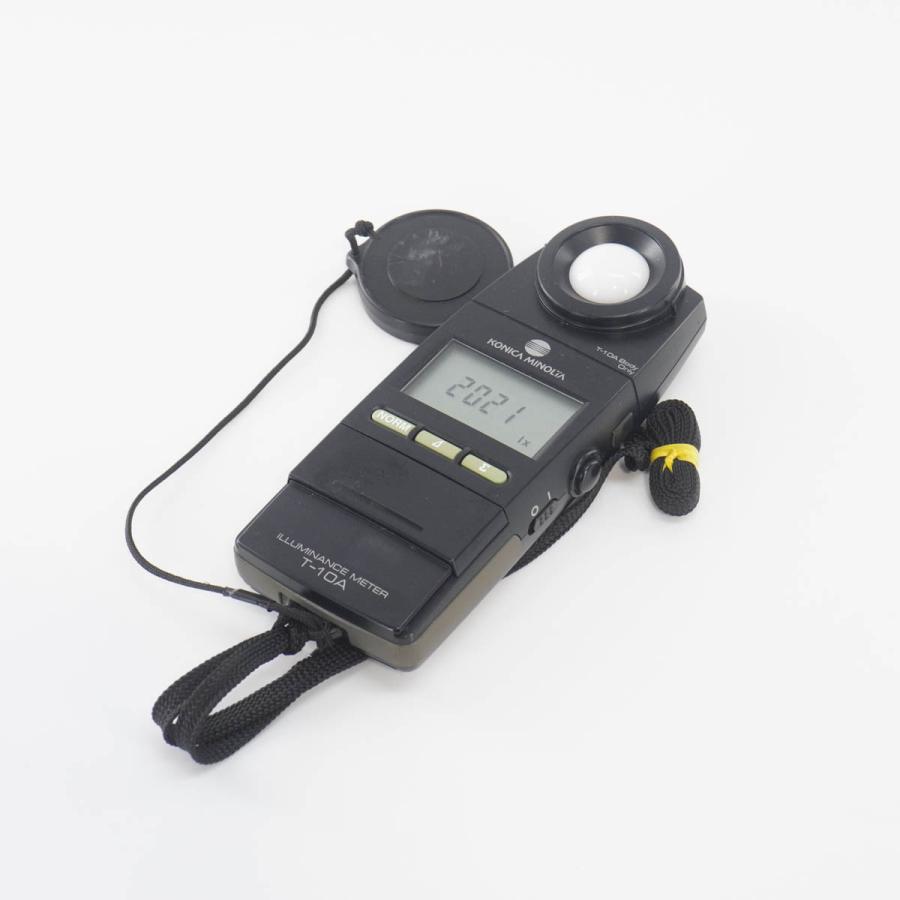 [JB]USED 現状販売 KONICA MINOLTA T10A ILLUMINANCE METER 照度計 ACアダプター 取扱説明書 [052360010] 052360010