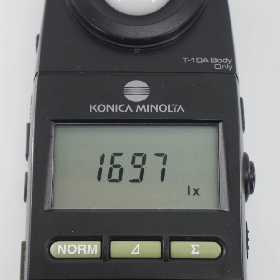[JB]USED 現状販売 KONICA MINOLTA T10A ILLUMINANCE METER 照度計 ACアダプター 取扱説明書 [052360010] 052360010