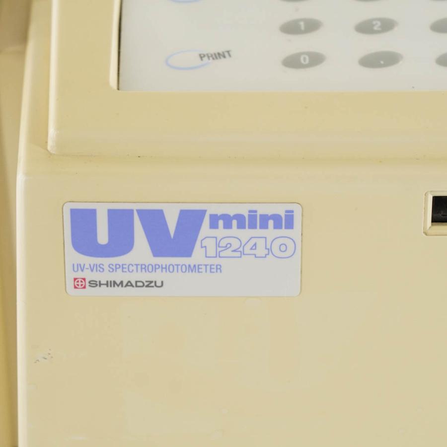 8日保証 SHIMADZU UVmini-1240 UV-VIS SPECTROPHOTOMETER 紫外可視分光光度計 取扱説明書 [05267-0004] 【Thermo】