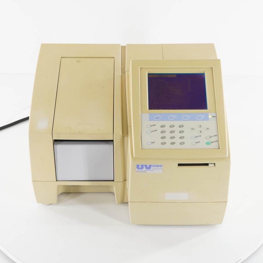 8日保証 SHIMADZU UVmini-1240 UV-VIS SPECTROPHOTOMETER 紫外可視分光光度計 取扱説明書 [05267-0004] 【Thermo】