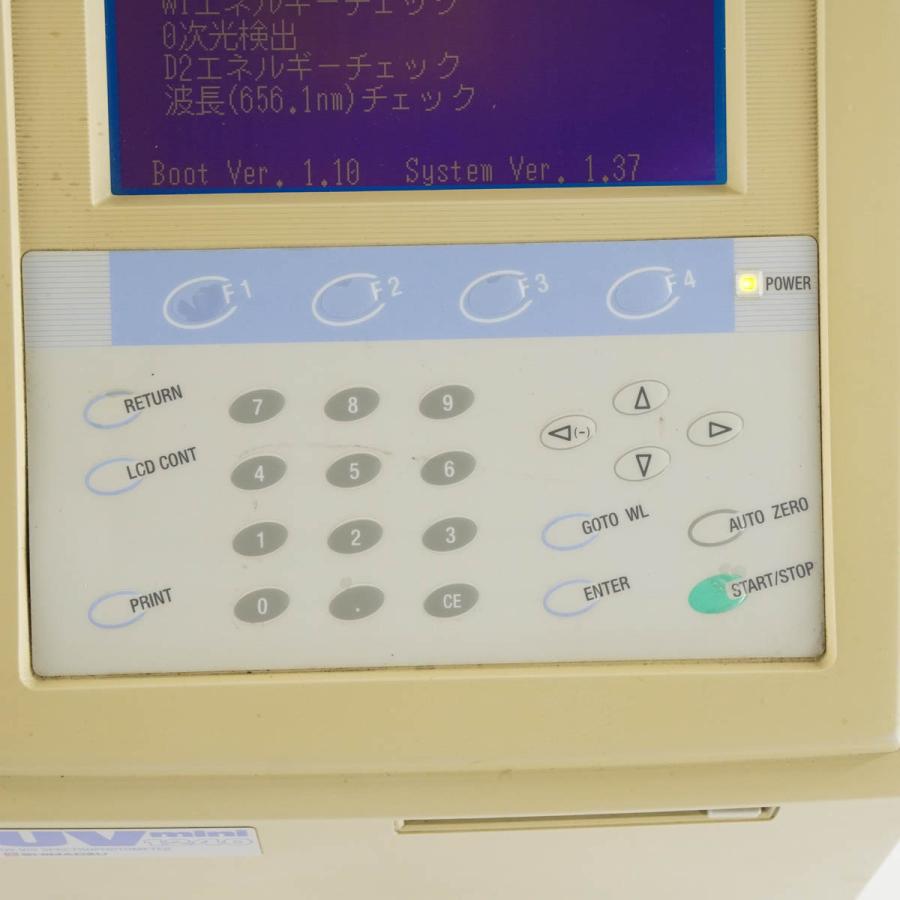 8日保証 SHIMADZU UVmini-1240 UV-VIS SPECTROPHOTOMETER 紫外可視分光光度計 取扱説明書 [05267-0004] 【Thermo】