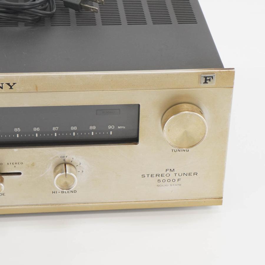 [JB]USED 現状販売 SONY 5000F ST-5000F FM STEREO TUNER FMステレオチューナー [05284 ...