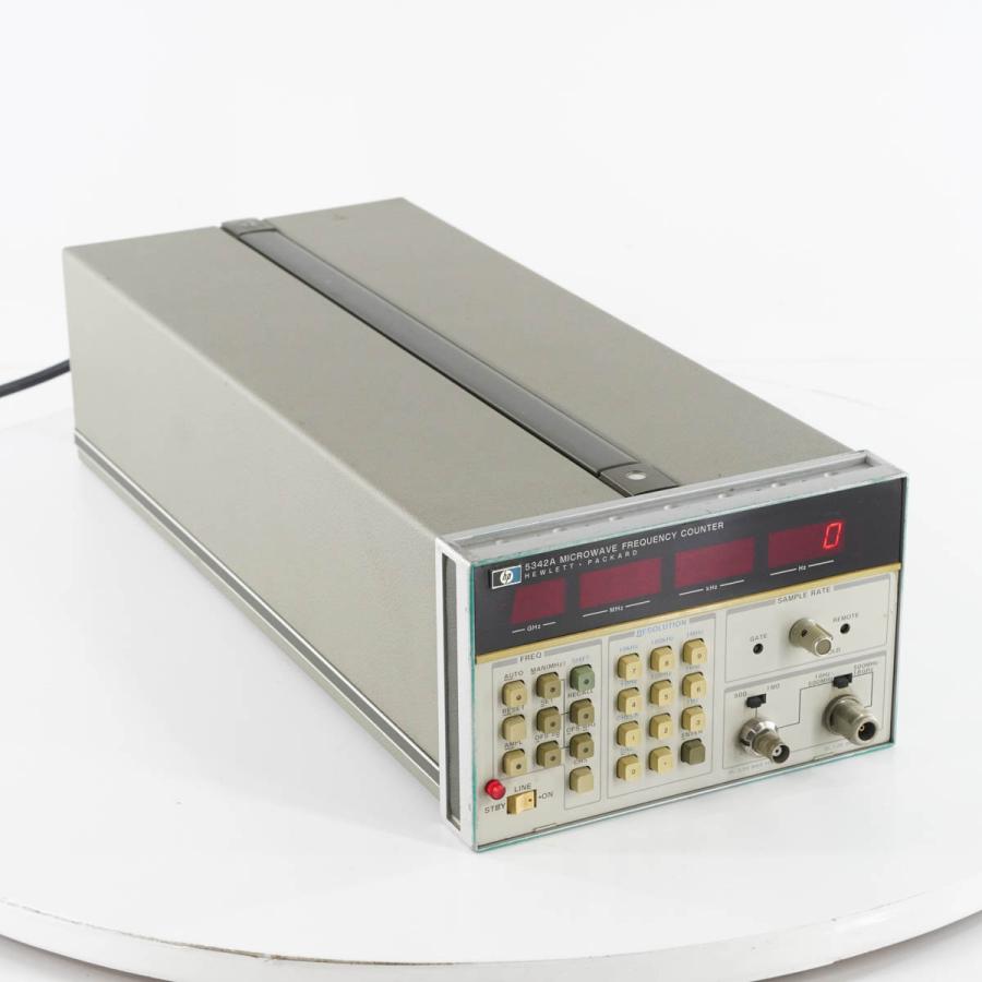 [JB]USED 現状販売 hp 5342A MICROWAVE FREQUENCY COUNTER マイクロ波周波数カウンター OPT