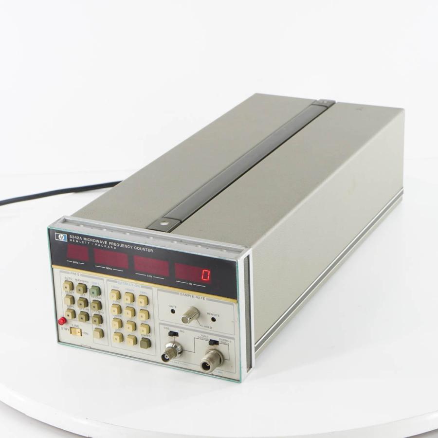 [JB]USED 現状販売 hp 5342A MICROWAVE FREQUENCY COUNTER マイクロ波周波数カウンター OPT