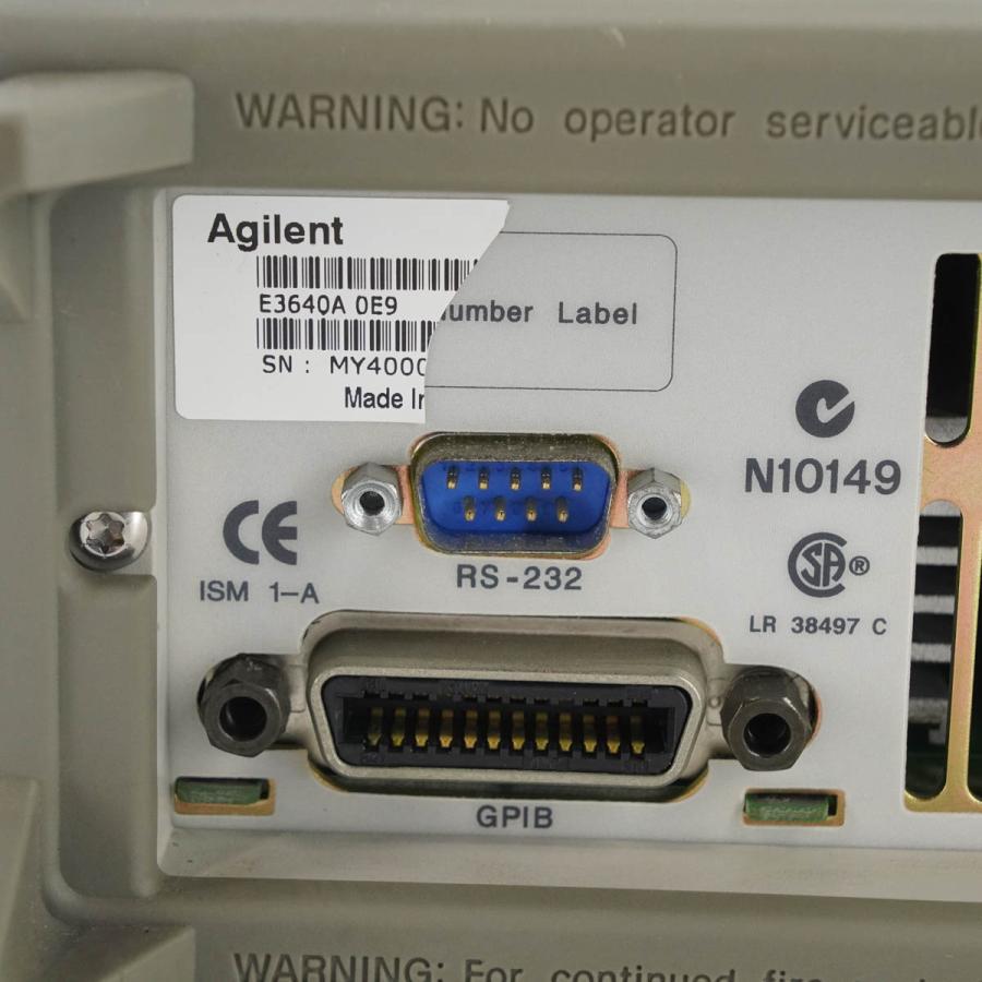 [DW]USED 8日保証 Agilent E3640A DC Power Supply 直流電源 DC電源 0E9 [05284-0560]｜dirwings｜08