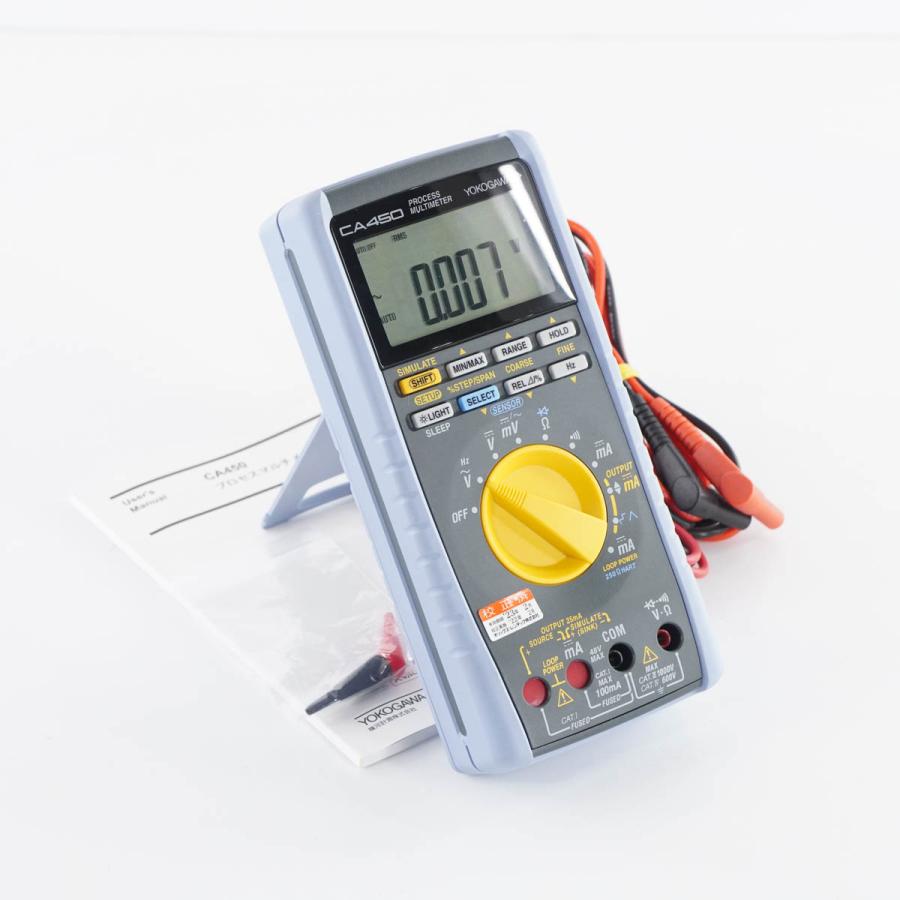[DW]USED 8日保証 2台入荷 02/2022CAL YOKOGAWA CA450 PROCESS MULTIMETER プロセスマルチ ...