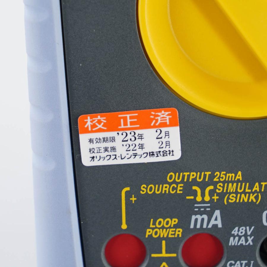 [DW]USED 8日保証 2台入荷 02/2022CAL YOKOGAWA CA450 PROCESS MULTIMETER プロセスマルチ ...