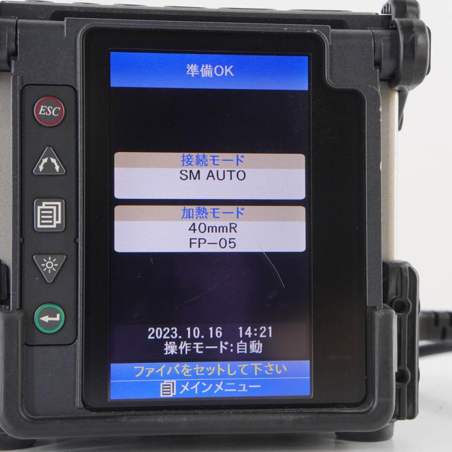 DW]USED 8日保証 全放電559回 Fujikura 19R 光ファイバ融着接続