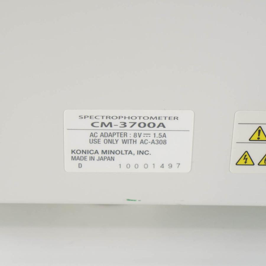 [DW]USED 8日保証 KONICA MINOLTA CM3700A SPECTROPHOTOMETER 分光測色計 ACアダプター