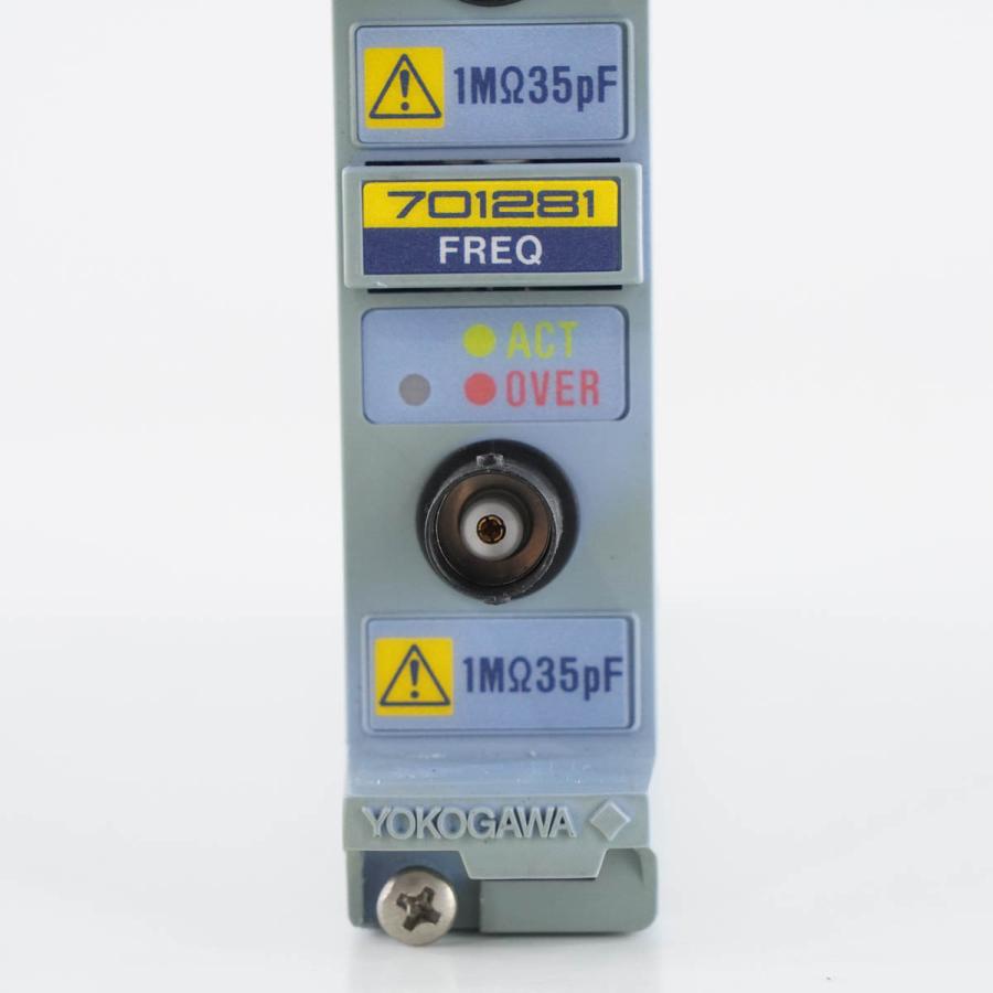 [DW]USED 8日保証 校正2024年6月まで有効 YOKOGAWA 701281 FREQUENCY MODULE 周波数モジュール ...